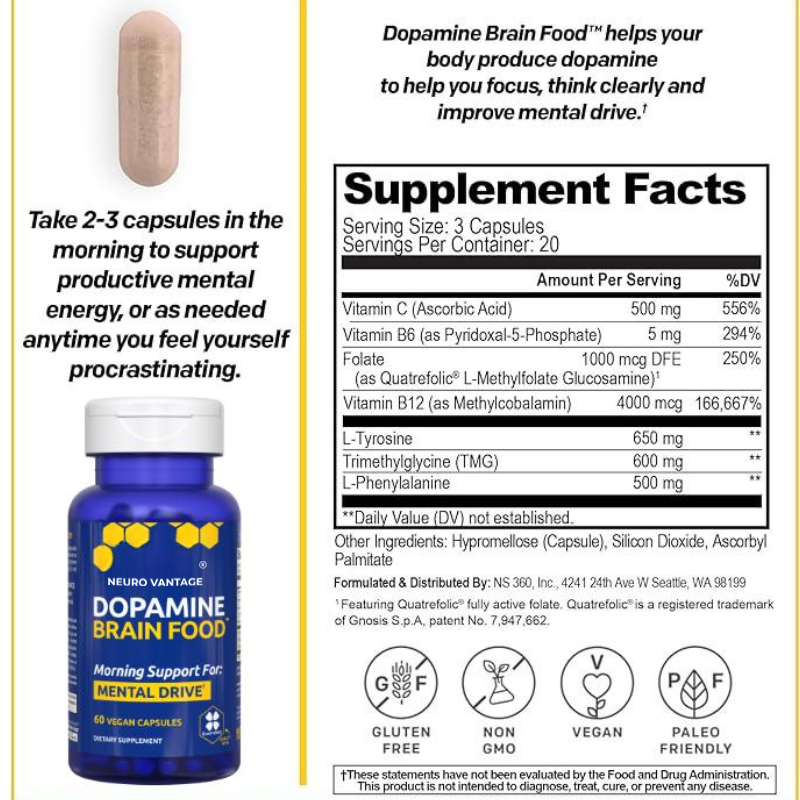 Dopamine Brain Food